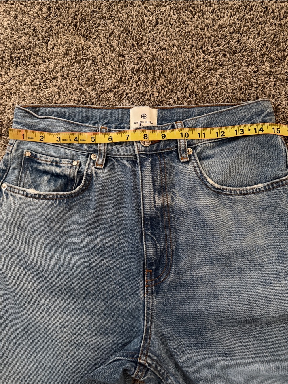 Anine Bing Lewis Wide Leg Jeans - Picture 7 of 7